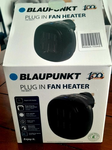 Blaupunkt 700w plug fan - plug, in