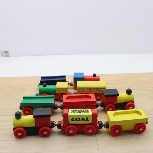 Wooden train bundle - wooden, 10