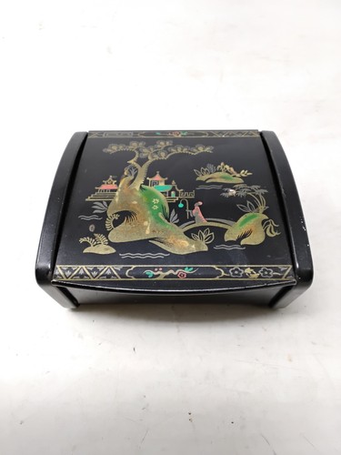 Vintage oriental cigarette box - oriental,