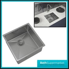 ELITE 1 Bowl Stainless Steel Kitchen Sink 440mm X 440mm Undermount-Insert-32 lts