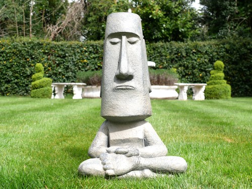 Easter island moai garden - easter,