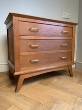 Vintage Antique Oak Chest Of