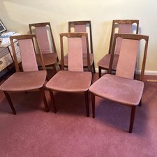 6 X G plan Dining Chairs Dusky Pink Collect LU7