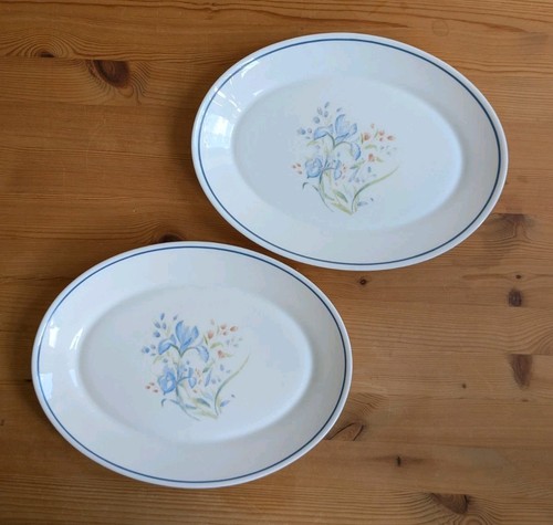 Vintage 80s pyrex - jaj, blue