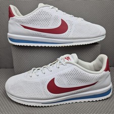 Nike Cortez Ultra Moire Trainers UK 10 Men's White Red Blue Forrest Gump Retro