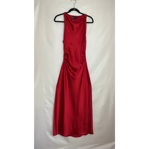 Zara red satin - zara,