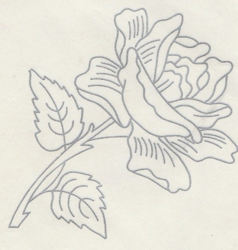 Vintage embroidery transfer - embroidery,