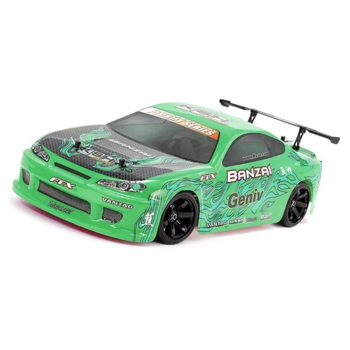 Ftx banzai green 4wd - banzai, 1:10