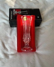Vintage Crystal D’argues Bonneval Vase Made In France 17cm Tall With Box