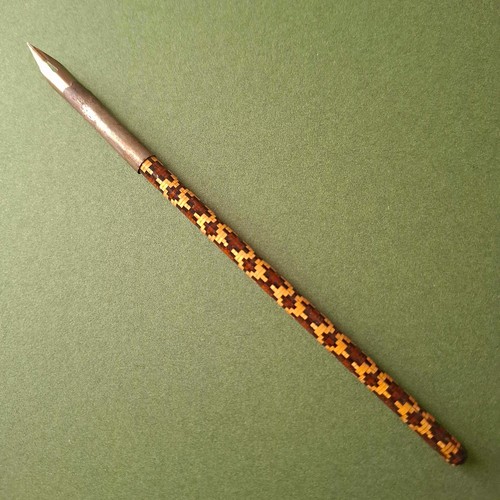 Antique tunbridge ware dip pen - tunbridge,