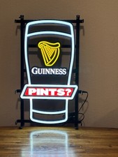 GUINNESS BEER LED BAR SIGN MAN