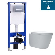 Bathroom Rimless Wall Hung