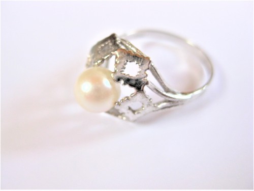 Ring white gold 585 - white,