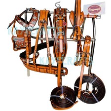 Floral Tooled 3 Tone Leather