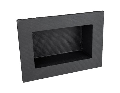 Recessed tileable shower niche - recessed,