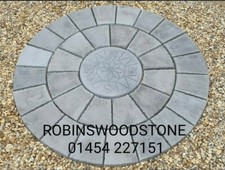 Concrete Compass Patio Paving