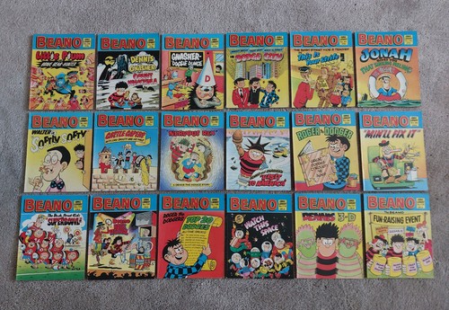 18x beano comic - beano, library