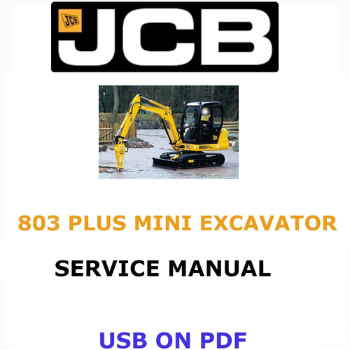 Jcb 803 plus - plus, excavator