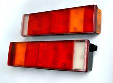 Rear Tail Recovery Bulb 2x Lights 12/24V for Truck Trailer Chassis MAN Volvo DAF