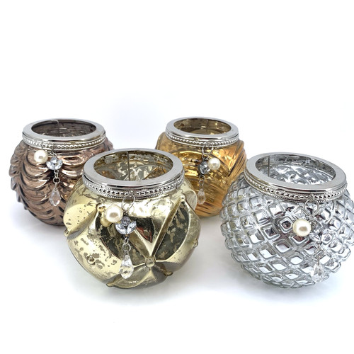 Votive candle mercury glass - candle,