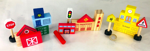 House fire station school - house,
