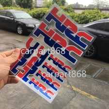 20X15cm 8PCS Honda HRC CBR Badge Reflective Helmet Sticker Motorcycle Body Decal