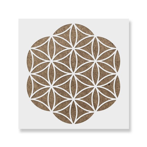 Flower life stencil craft - of,