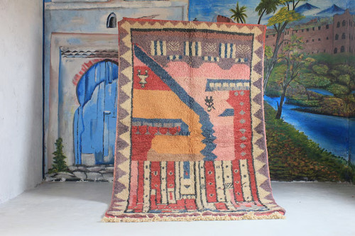 Custom fabulous azilal rug - azilal,
