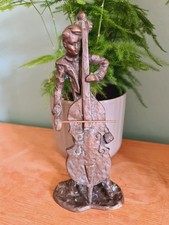 Bronze Figurine Cello Player