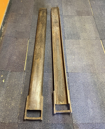 Pair steel forklift - of, fork