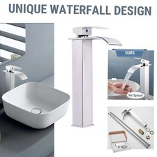 Tall Waterfall  Basin Mixer