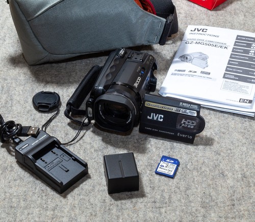 Jvc mg505ek everio 3ccd hdd - jvc,