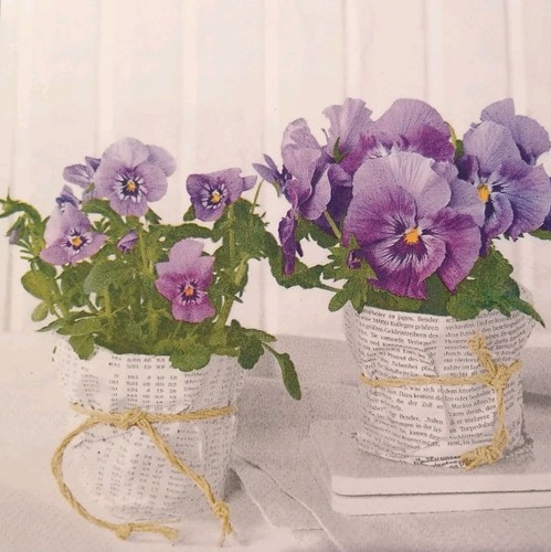Single paper napkins - 4,