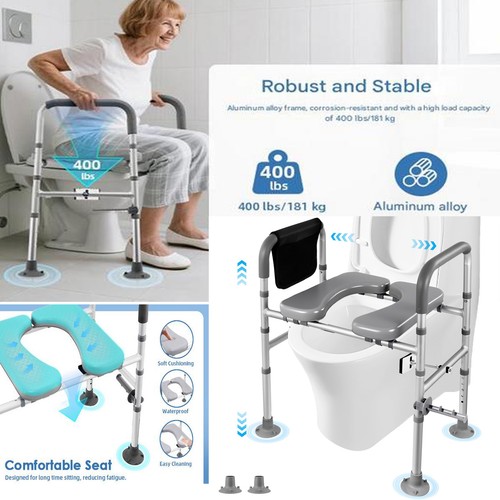 Raised toilet seat - raised,