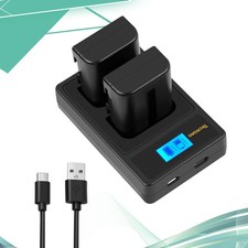 2X NP-FM500H Battery 2500mAh+Charger For Sony Alpha SLT-A57 A58 A65 A68 A77 A99