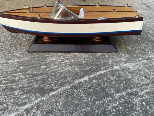 Vintage 1950s model boat - vintage,