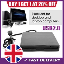 3.5" USB External Floppy Disk Drive Portable, Floppy Drive Card Reader Computer