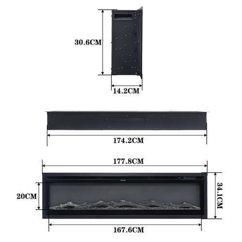 Insert wall mounted - 50, insert/wall