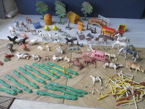 Vintage toy farm toys - toys, bridges