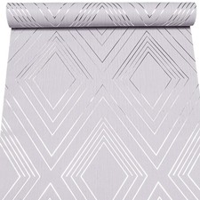 Grey Blush Lilac Geometric