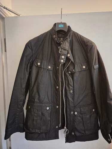 Small mens black - black, wax