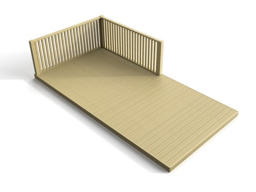 Rectangular decking kit corner - rectangular,