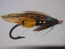 Vintage gut eyed salmon fly