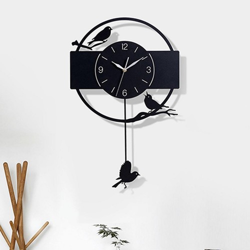 Bird wall clock 30cm art - bird,