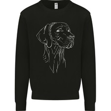 A Weimaraner Face Mens Sweatshirt Jumper