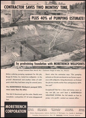 1955 merrill wisconsin sewage - merrill,