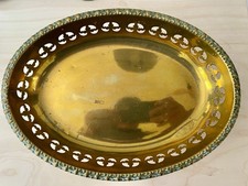 Vintage Brass Vanity Tray 28cm
