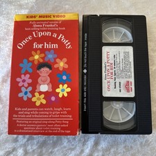 Once Upon A Potty For Him VHS Tape Toilet Training VTG 1990 Kids Music Video Boy