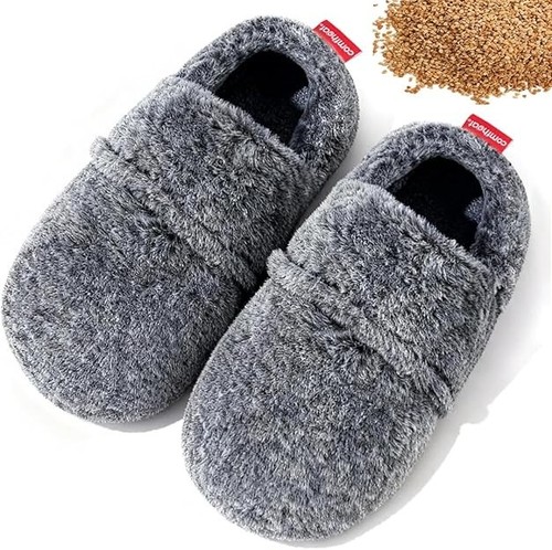 Microwavable heated slippers - heated,