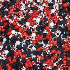 Minnie Mouse Cake Sprinkles Mix Edible Cupcake Decorations Birthday Toppers